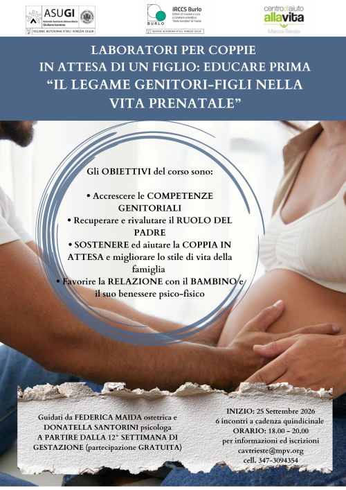Laboratori per coppie in attesa di un figlio: educare prima “il legame genitori-figli nella vita prenatale”
