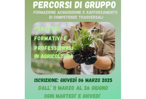 corso di formazione - Percorsi formativi e professionali in Agricoltura