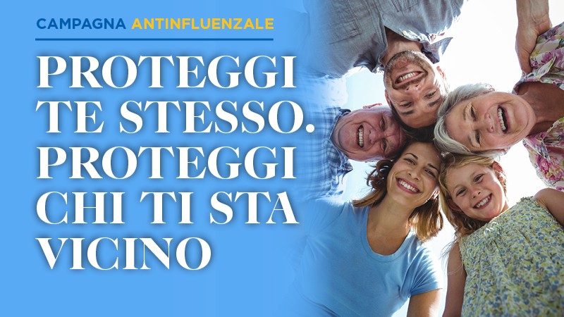 Campagna antinfluenzale 2026/2027: Proteggi te stesso. Proteggi chi ti sta vicino