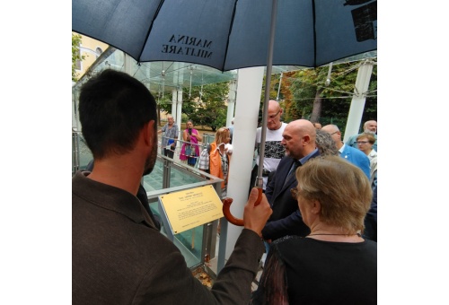 Cerimonia per l’intitolazione del giardino interno dell’Ospedale Maggiore al dott. Micheletti