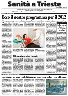 Pagine &quot;Sanità a Trieste&quot; - Gennaio 2012