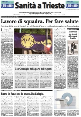 Pagine &quot;Sanità a Trieste&quot; - Marzo 2012