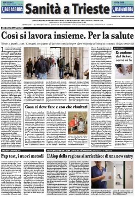 Pagine &quot;Sanità a Trieste&quot; - Gennaio 2013