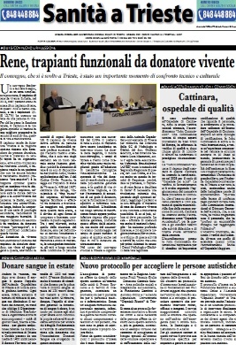 Pagine &quot;Sanità a Trieste&quot; - Luglio 2014
