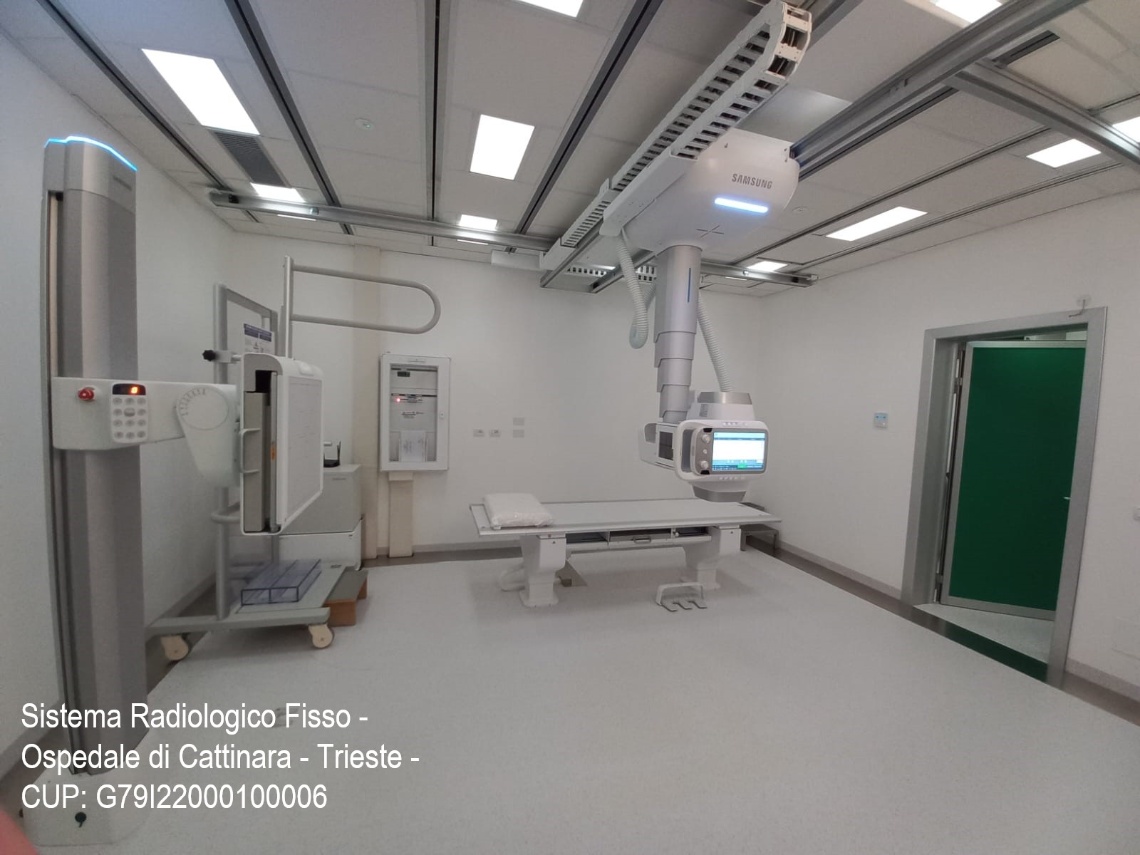 Sezione Radiologica DR Ospedale di Cattinara Trieste - CUP G79I22000100006