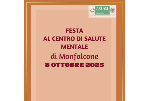 Festa al Centro di Salute Mentale di Monfalcone