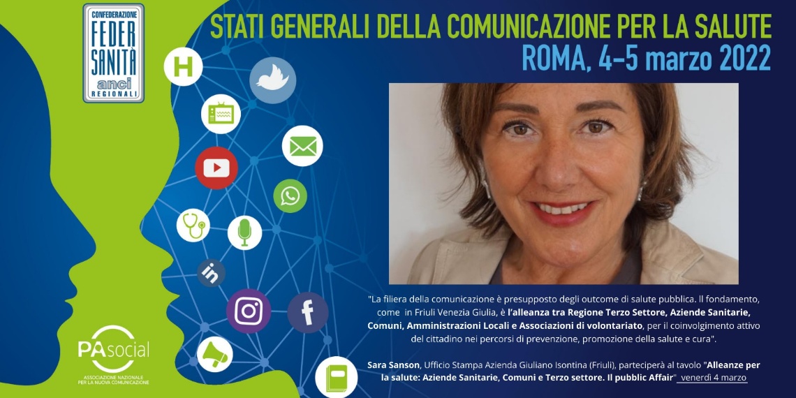 Stati generali della comunicazione per la salute - Federsanità - 