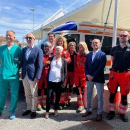 Inavguracija novega reševalnega vozila za posoško območje - Gorica