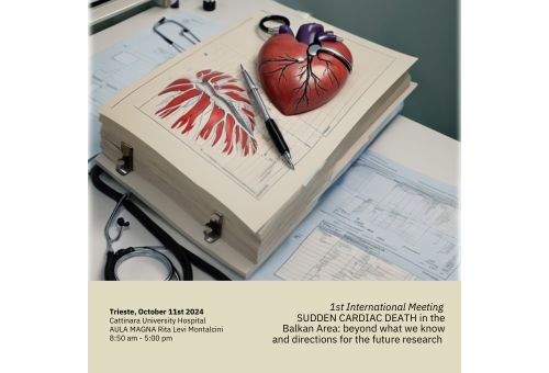 Primo congresso internazionale “1st International meeting SUDDEN CARDIAC DEATH in the Balkan Area: beyond what we know and directions for the future research”