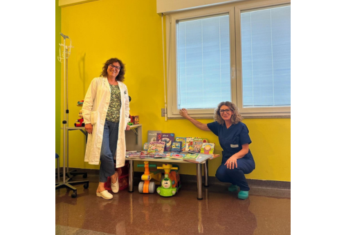 Donazione libri alla pediatria di Gorizia-Monfalcone