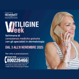 Ancora aperte le iscrizioni per la VITILIGINE WEEK in Friuli-Venezia Giulia:  dal 3 all’8 novembre consulenze mediche gratuite  con i dermatologi dedicate alle persone con vitiligine