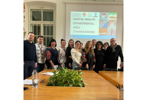Visita studio di una delegazione ucraina di professionisti e manager della salute mentale delle regioni di Kiev ed Odessa presso l’Area Dipartimentale Salute Mentale ASUGI