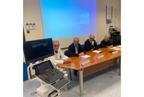 Inaugurazione piattaforma ecografica acquistata con il contributo della Fondazione CRTrieste per la SS Reumatologia Cattinara