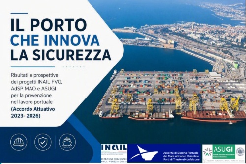 A Trieste il convegno conclusivo sui progetti per la sicurezza nel lavoro portuale