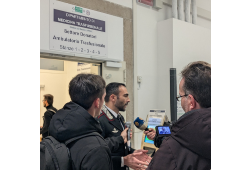 Donazione sangue da parte dei militari dell’Arma dei Carabinieri presso l’Ospedale Maggiore di Trieste