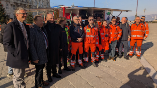 Inaugurazione nuovo carrello per le maxiemergenze del 118 di Trieste - ASUGI