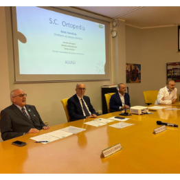 Conferenza stampa di presentazione dell’attività della SC Ortopedia Gorizia – Monfalcone