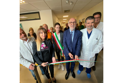 Odprtje čakalnice na urgenci bolnišnice San Polo v Tržiču