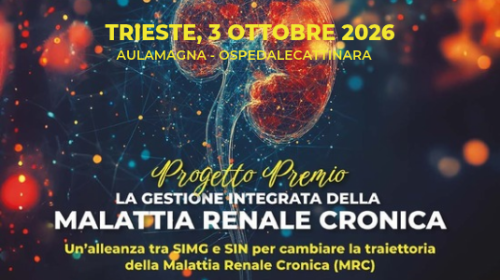 Salute dei reni: la malattia renale cronica si può riconoscere presto e curare. A Trieste medici di famiglia e nefrologi fanno squadra